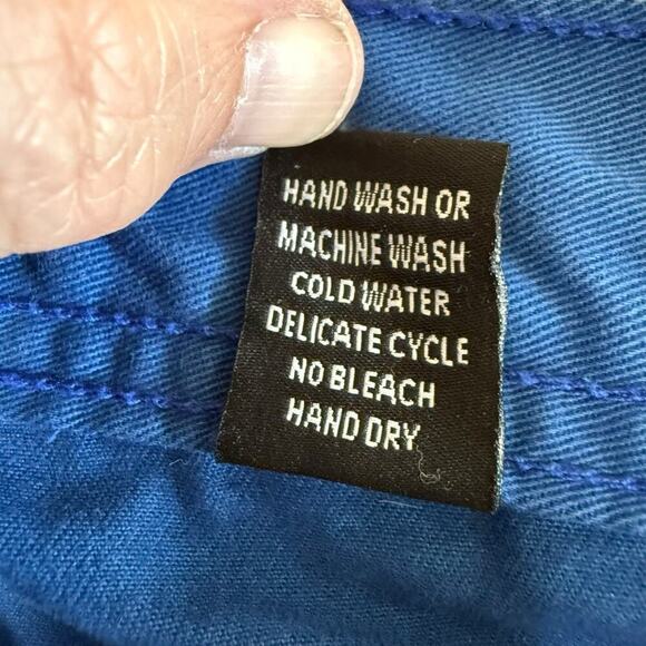 Focus Jeans Men's Royal Blue Distressed Y2K Zippers 32x30 Skinny Streetwear - Picture 7 of 10